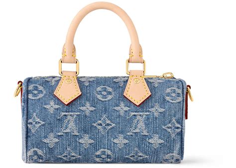 louis vuitton nano speedy fake|Louis Vuitton denim neo speedy.